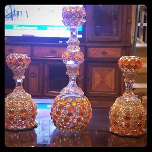 Handcrafted candles holders